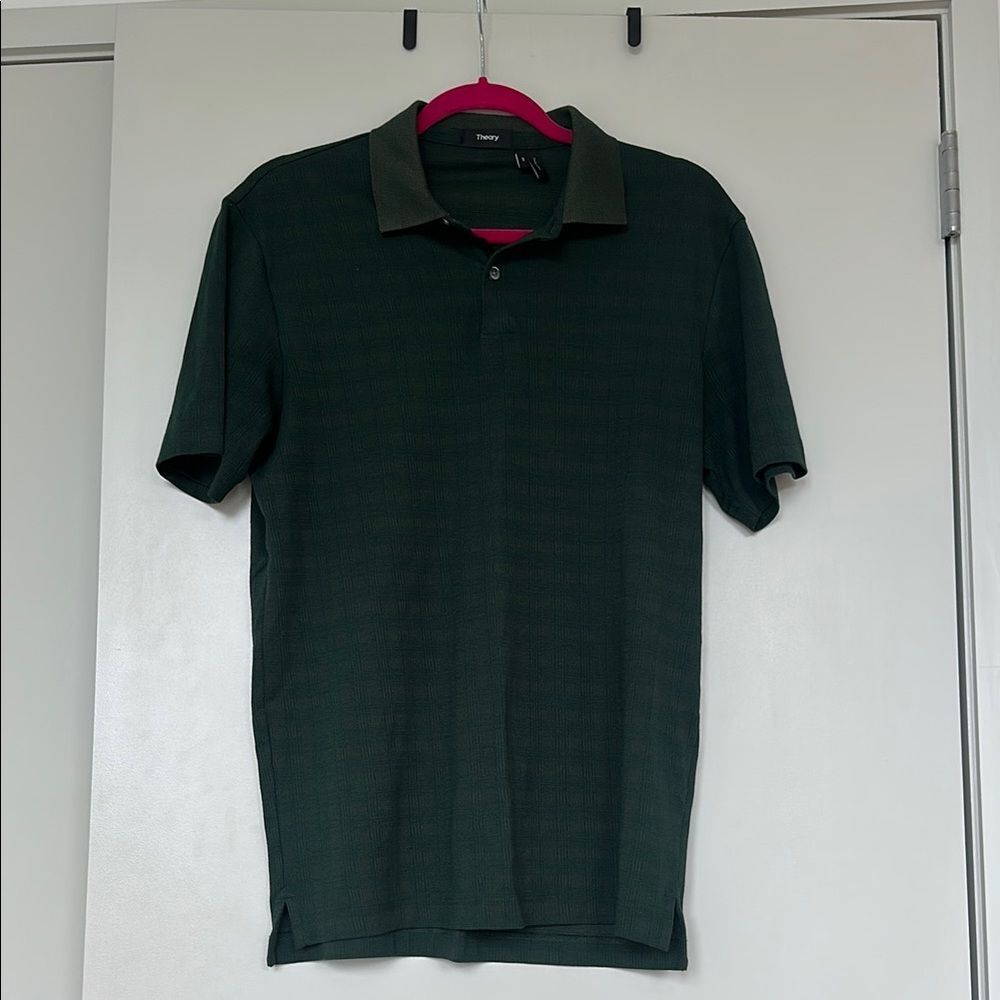 Theory Green Polo Shirt Timeless Design